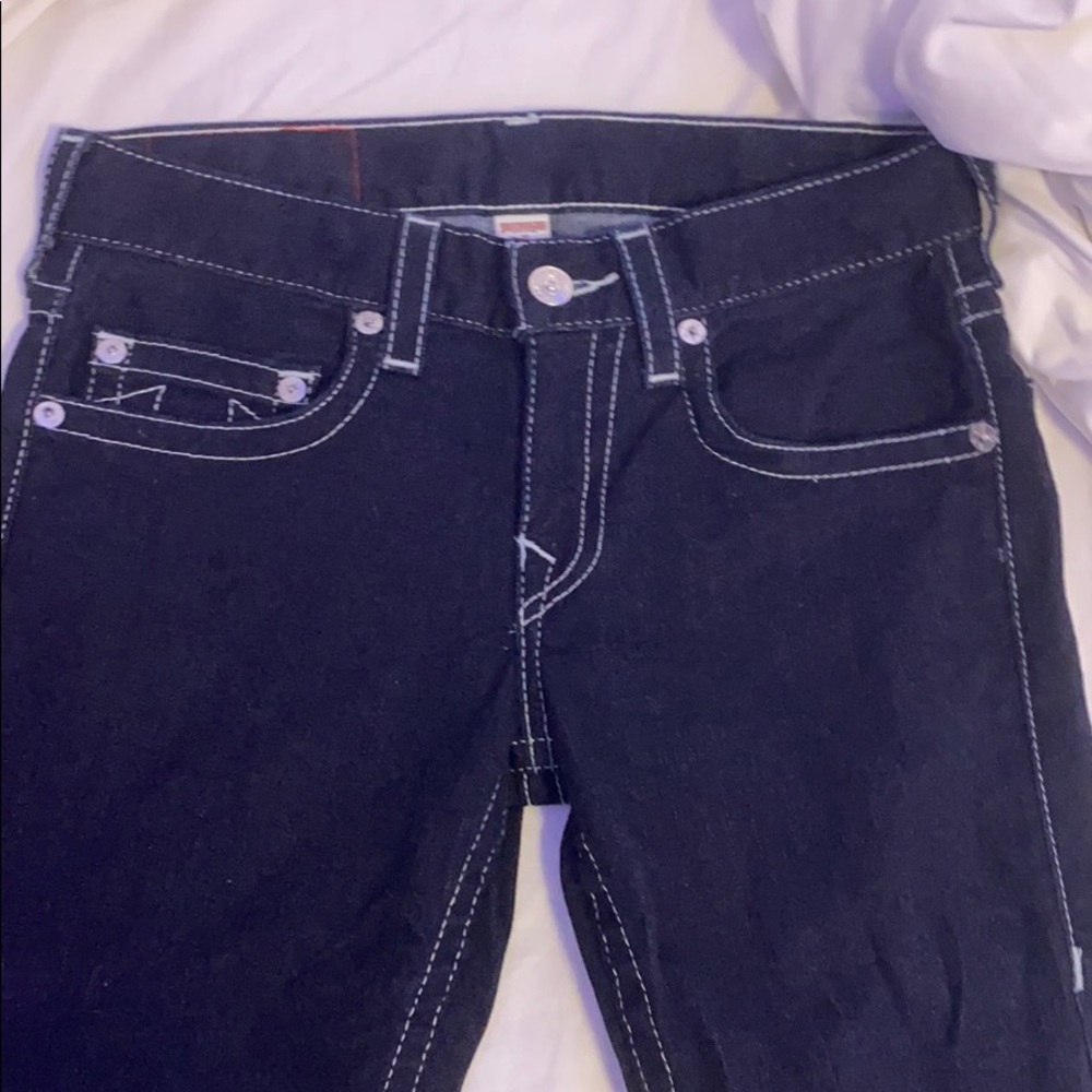 True religion slim blue jeans